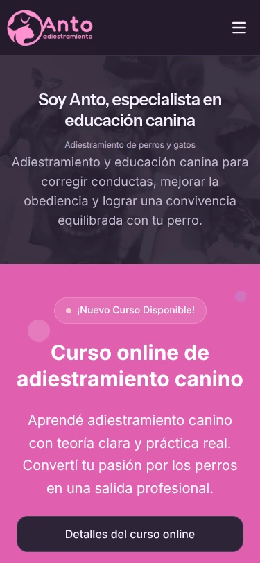 Captura 1 de Anto Adiestramiento