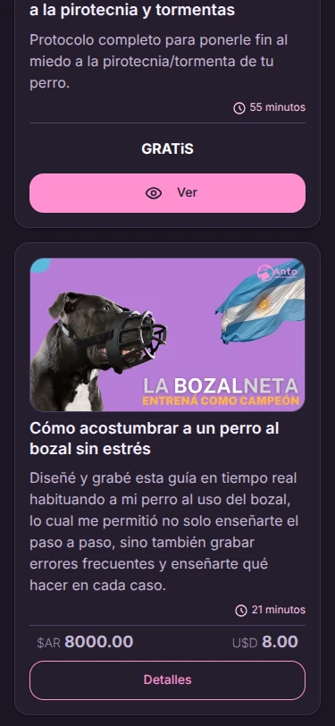 Captura 5 de Anto Adiestramiento