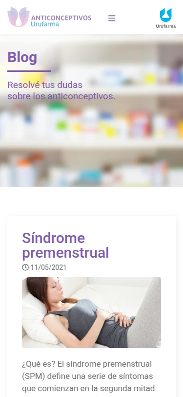 Captura 4 de Anticonceptivos Urufarma