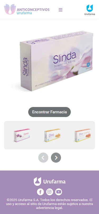 Captura 1 de Anticonceptivos Urufarma