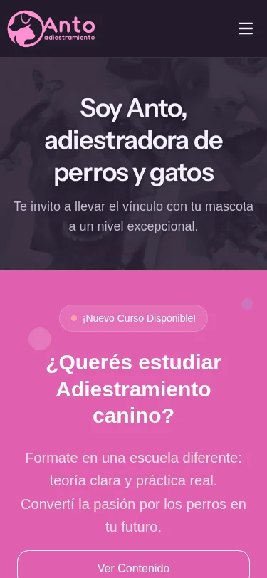 Captura 1 de Anto Adiestramiento