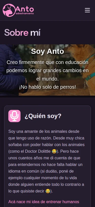 Captura 2 de Anto Adiestramiento