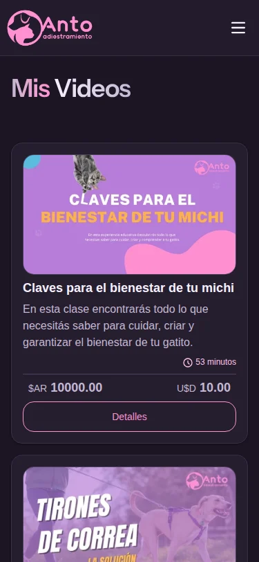 Captura 4 de Anto Adiestramiento